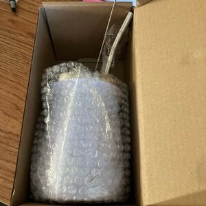 White Tea cup with Straw